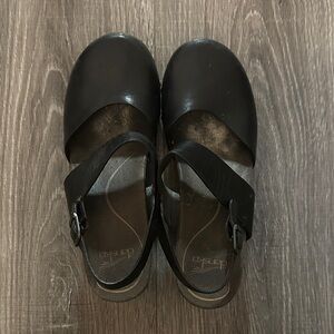 Dansko Lucia Closed-toe Clogs with Buckle